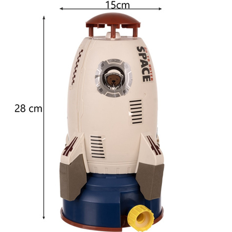 Raketa - vodná fontána pre deti