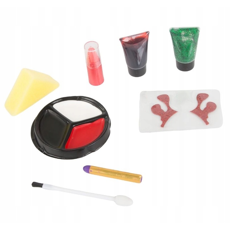 Upírsky make-up na Halloween s príslušenstvom – sada na líčenie