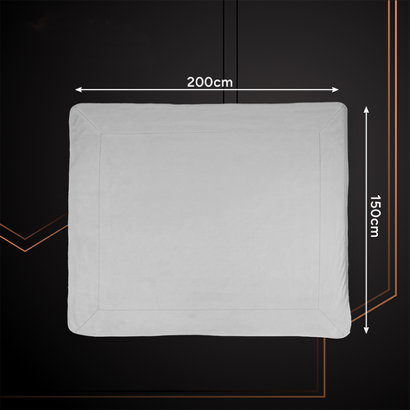 Dvojvrstvná obojstranná deka Ruhhy 150×200 cm svetlosivá