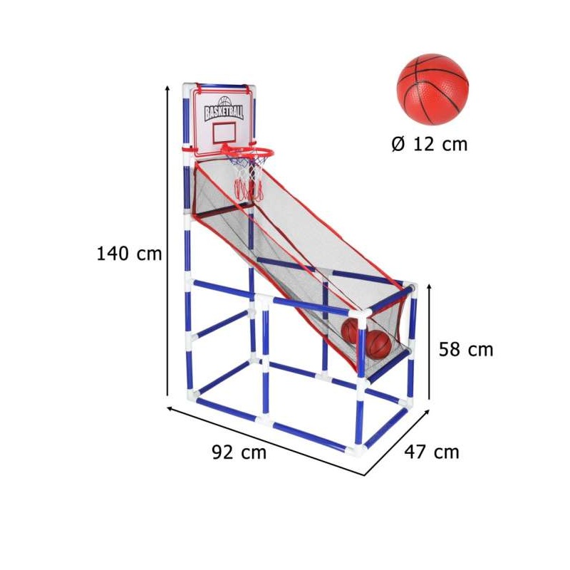 Prenosná basketbalová hra – 2 loptičky + pumpička