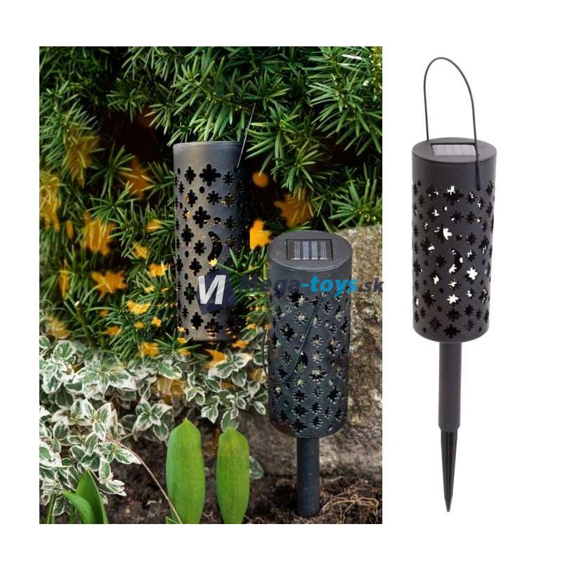 Solárna záhradná lampa / lampáš 4ks 40 cm