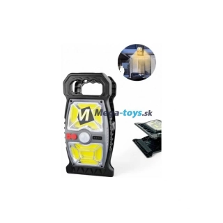 Solárna kempingová lampa 23 cm s klipom