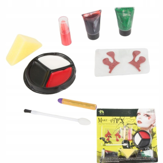 Upírsky make-up na Halloween s príslušenstvom – sada na líčenie