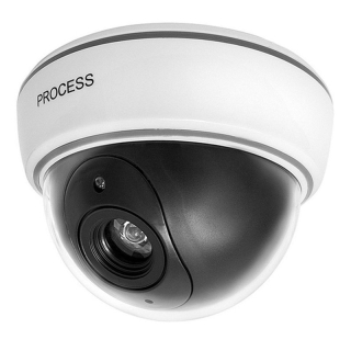 Atrapa kamery Dome IR veľká – falošná CCTV kamera s LED